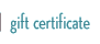 gift certificate