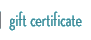 gift certificate